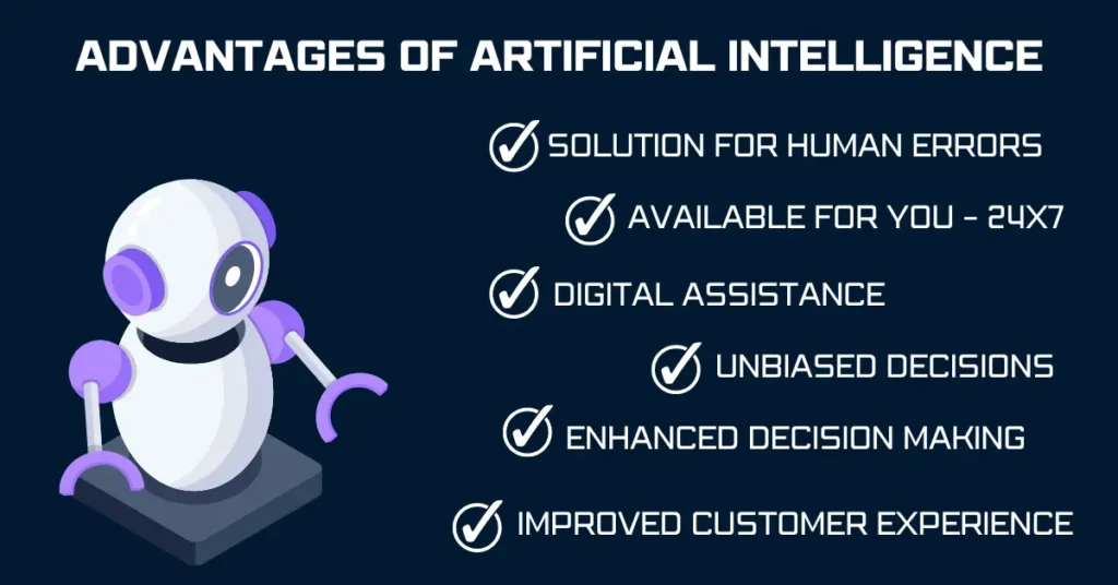 Advantages of Artificial intelligence