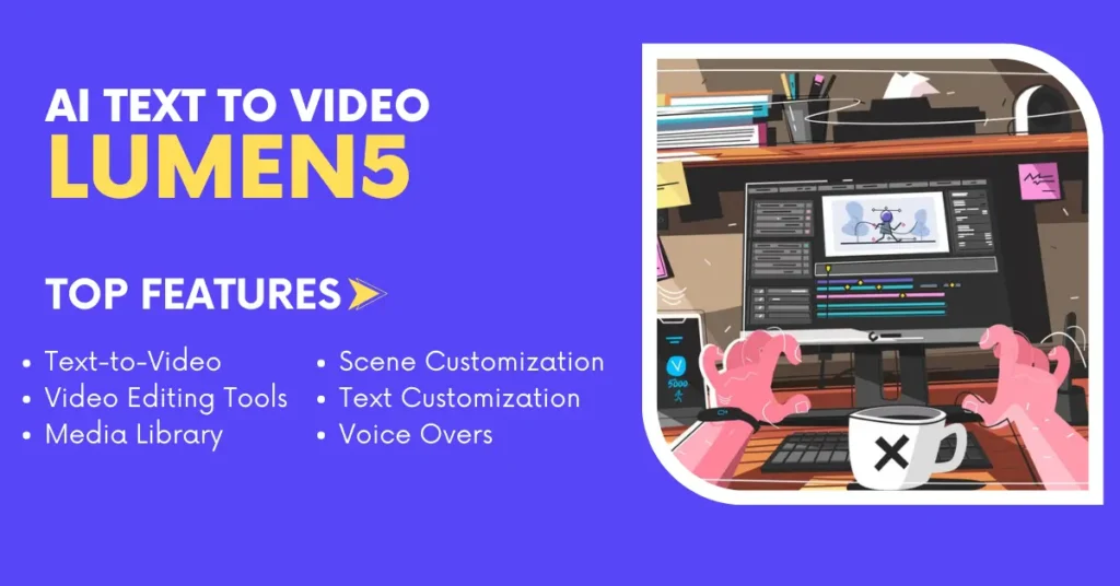 lumen5 video editor features