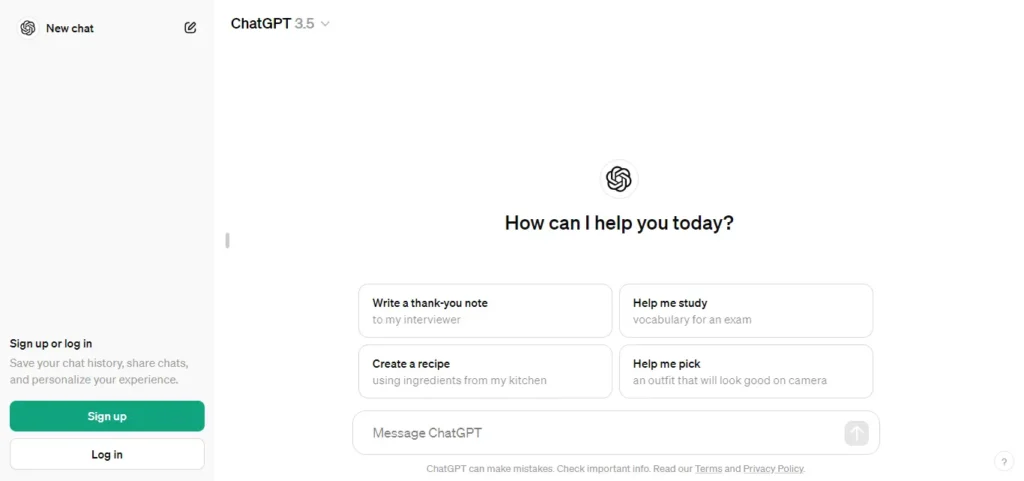 ChatGPT Chatbot tool for students