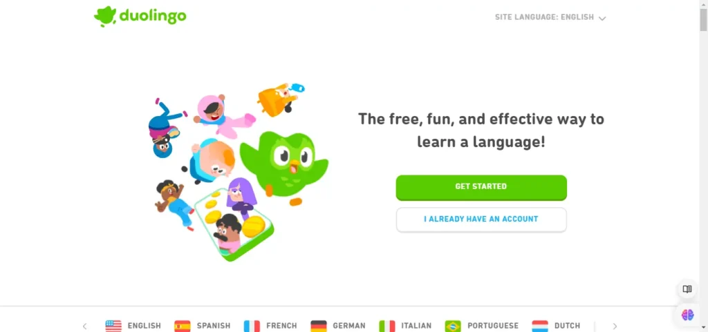 AI tools for students - Duolingo